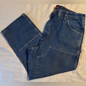 Wrangler Riggs Workwear Double Knee Denim Jeans 44 x 34 (Actual 44 x 30) 3W030